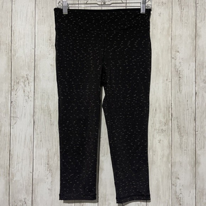 Xersion Leggings Women Small Fitted Spacedye black Mid Rise‎ Stretch capris